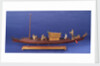 Burmese ceremonial barge, port broadside by unknown