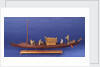 Burmese ceremonial barge, port broadside by unknown