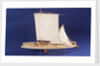 Brazilian raft or Jangada, port broadside by Unknown