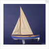 Full hull model, whaler, port broadside by unknown