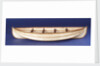 Full hull model, collapsible lifeboat, broadside by unknown
