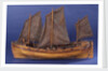 Full hull model, sailing lifeboat, port broadside by Unknown