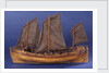 Full hull model, sailing lifeboat, port broadside by Unknown