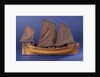 Full hull model, sailing lifeboat, starboard broadside by unknown