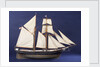 'Little Mystery', starboard broadside by Max T. Davey