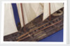 Full hull model, sailing liferaft, port by unknown