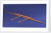 Full hull model, racing skiff, starboard by unknown