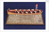 Full hull model of Admiral's Barge by unknown