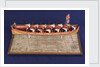 Full hull model of Admiral's Barge by unknown