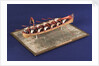 Full hull model of Admiral's Barge by unknown