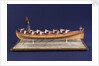 Full hull model of Admiral's Barge by unknown