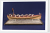 Full hull model of Admiral's Barge by unknown