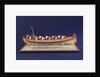 Full hull model of Admiral's Barge by unknown