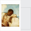 Slave in chains by British School