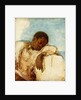 Slave in chains by British School