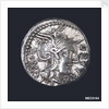Denarius depicting head of Roma by unknown