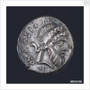 Denarius depicting head of Numa Pompilius by unknown