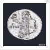 A denarius commemorating the Battle of Actium BC31 by unknown