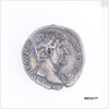 Classical coin depicting Emperor Hadrian and a Roman galley by Unknown