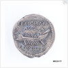Classical coin depicting Emperor Hadrian and a Roman galley by unknown