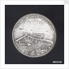 Scudo depicting Pope Innocent XII and the harbour of Anzio by G. Hamerani