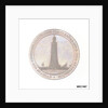 Two pence token commemorating the Eddystone lighthouse by W. Upcott