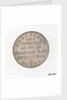 Sheffield halfpenny token by unknown