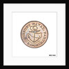 Promissory naval farthing token commemorating Admiral Alexander Hood, 1st Viscount Bridport (1727-1814) by T. Wyon