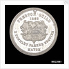 Commemorative medal depicting Preston town hall by John Moore