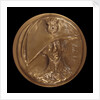 Medal commemorating Vice-Admiral Horatio Nelson (1758-1805) and Trafalgar by Ronald Searle