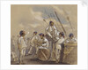 A group of gunners at rest by Edward Hovell Thurlow