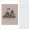 Engraving with the caption: 'The driver's whip unfolds its torturing coil./She only sulks -- go lash her to her toil.' by unknown