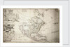 Map of North America by Herman Moll