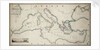 General chart of the Mediterranean Sea including the Gulf of Venice, Archipelago and part of the Black Sea with the steampacket routes by James Wyld