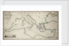 General chart of the Mediterranean Sea including the Gulf of Venice, Archipelago and part of the Black Sea with the steampacket routes by James Wyld