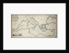 General chart of the Mediterranean Sea including the Gulf of Venice, Archipelago and part of the Black Sea with the steampacket routes by James Wyld
