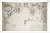Hydrographic chart of the Bay of Cadiz by Jacques Nicolas Bellin