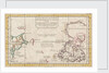 Map of Asia and America by Jacques Nicolas Bellin