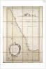 Map of the southwest of Africa, 18th century by Departement de la Marine