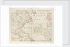 Chart of the Atlantic Ocean, with the British, French & Spanish settlements in North America and the West Indies by Thomas Jefferys