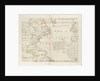 Chart of the Atlantic Ocean, with the British, French & Spanish settlements in North America and the West Indies by Thomas Jefferys
