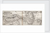 Vavassore chart of the Mediterranean Sea, believed to be the earliest surviving printed chart, 1541 by Giovanni Andrea Di Vavassore