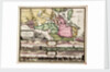 Chart of the Baltic Sea with views of Stockholm by J.B. Homann