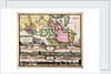 Chart of the Baltic Sea with views of Stockholm by J.B. Homann