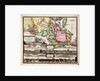 Chart of the Baltic Sea with views of Stockholm by J.B. Homann