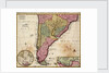 Chart of Paraguay, Chile, Straits of Magellan and Tierra del Fuego in South America by Nicholas Visscher