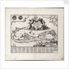 Mappa Aestivarum Insularum, alias Barmudas dictarum. Single sheet, engraving. by Unknown