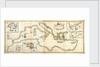 Chart of the Mediterranean, 1730 by Charles Price