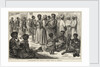 Slave dealers and slaves, a street scene in Zanzibar by unknown
