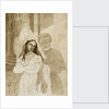 Eunuch presenting slave girl by unknown